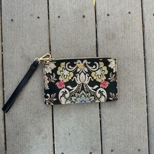 Sam Edelman Floral Embroidered Wristlet Clutch